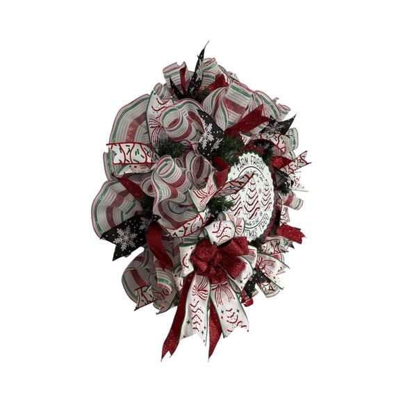 Sweet & Sparkly Little Debbie Tasty Cake Holiday Door Wreath - Picture 2 of 5